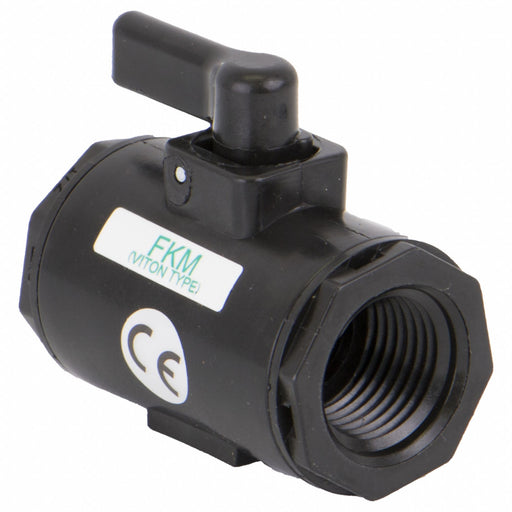 Manual 2-Way Ball Valve NPT Polypro