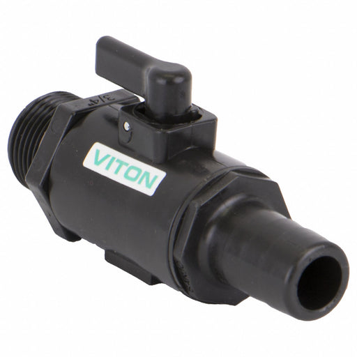 Manual 2-Way Ball Valve NPT Polypro