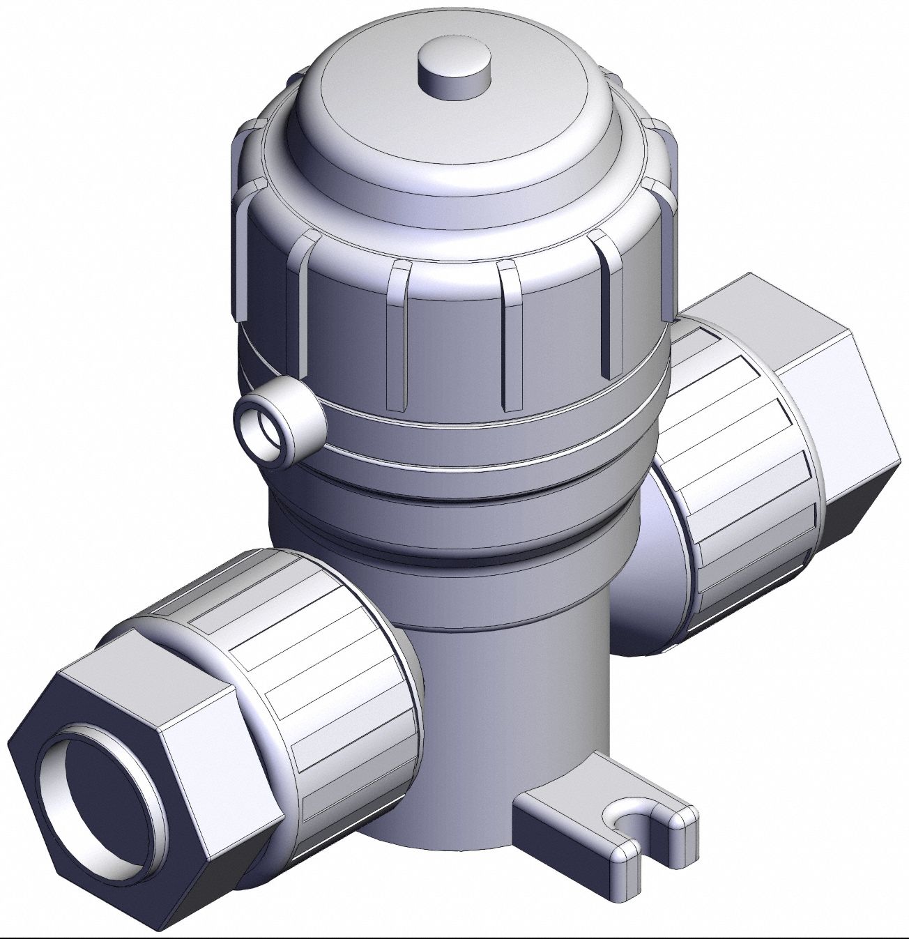 High purity chemical liquid valve