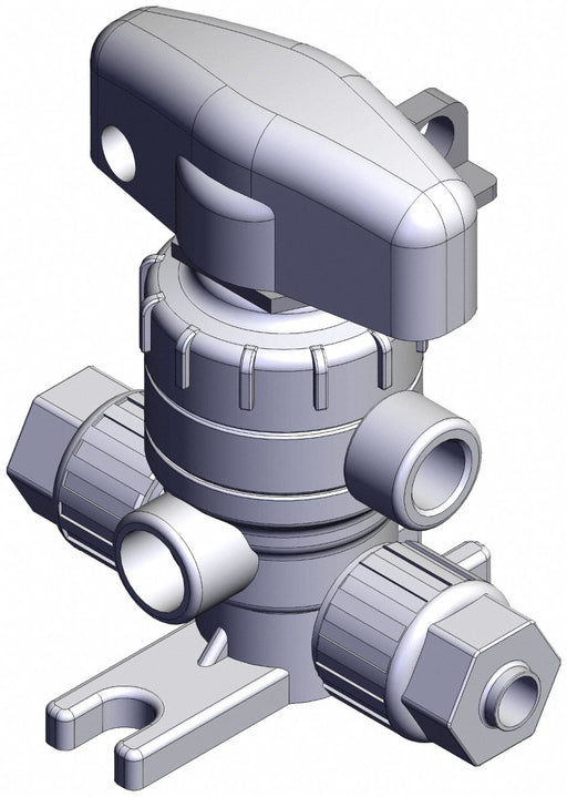High purity chemical valve