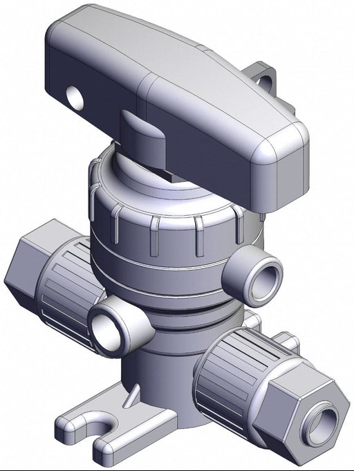 High purity chemical valve
