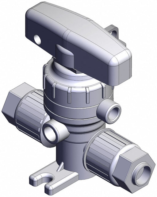 High purity chemical valve