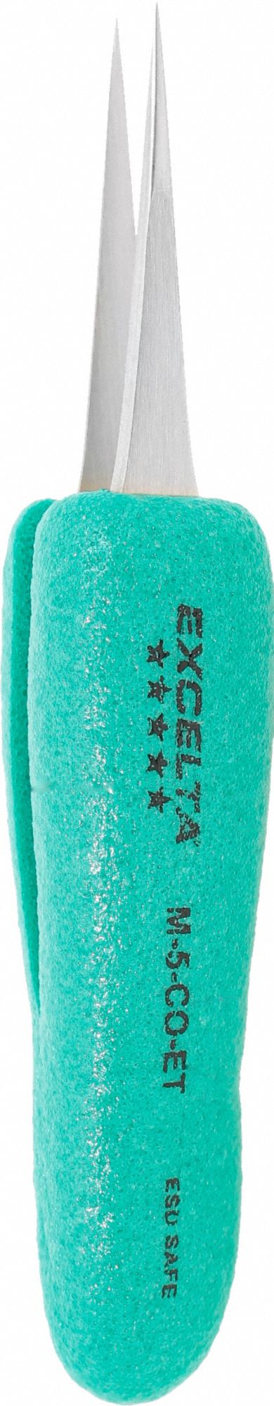 Tweezers Cobalt 4 L Straight Point