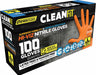Disposable Gloves Orange L PK100