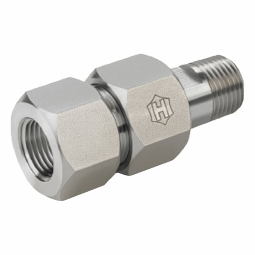 Gauge Connector Stainless Steel