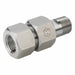 Gauge Connector Stainless Steel