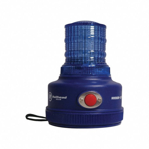 Warning Light Blue LED 2 D Batteries