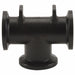 PP Tee 1 in Flange  Flange
