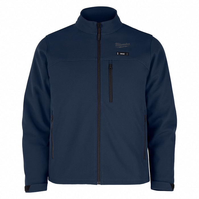 Heated Jacket Men s Polyester Blue L