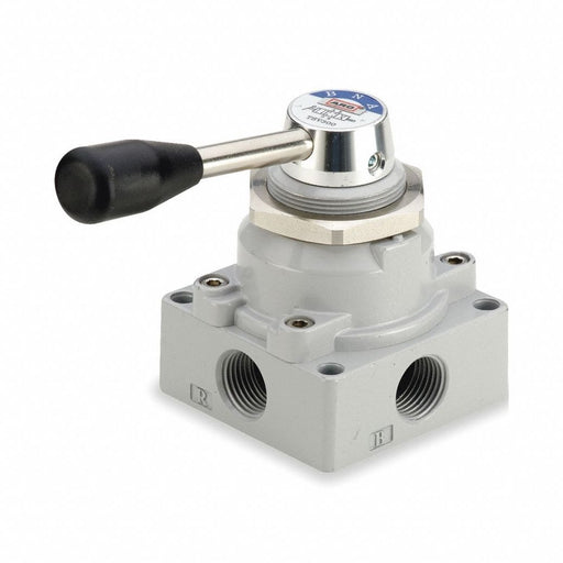 Manual Air Control Valve Lever Black
