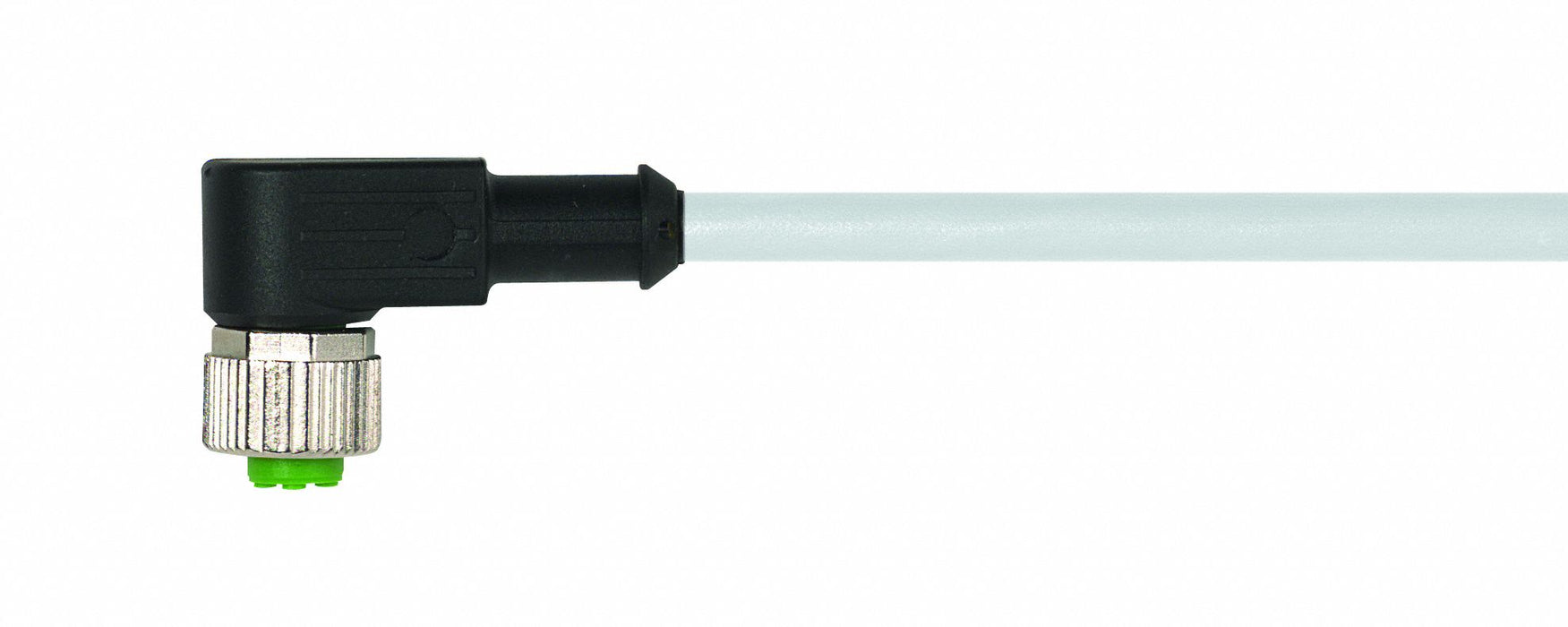 Cordset Right Angle M12 Gray 22 AWG 4A