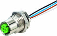 Cordset Rear-Mounting M12 0.25 sq mm 2 A