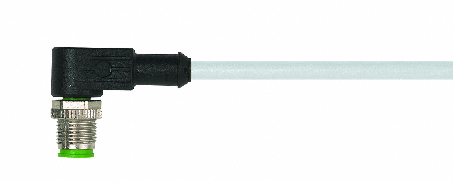 Cordset Right Angle M12 Gray 22 AWG 4A