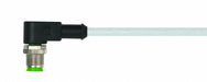 Cordset Right Angle M12 Gray 22 AWG 4A