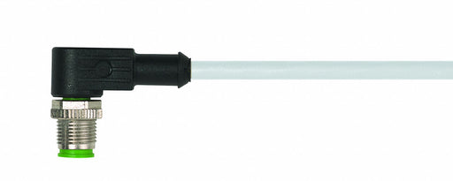 Cordset Right Angle M12 Gray 22 AWG 4A