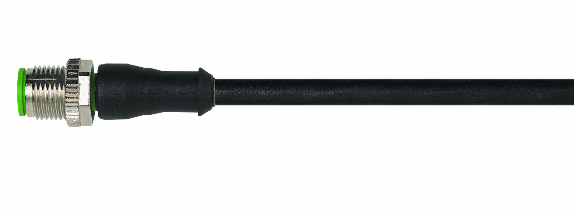 Cordset Straight M12 Black 22 AWG 4A