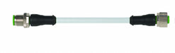 Cordset Straight M12 Gray 22 AWG 4A