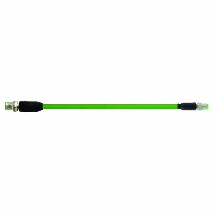 Cordset Green Cable Jacket 1.5 m L Cable