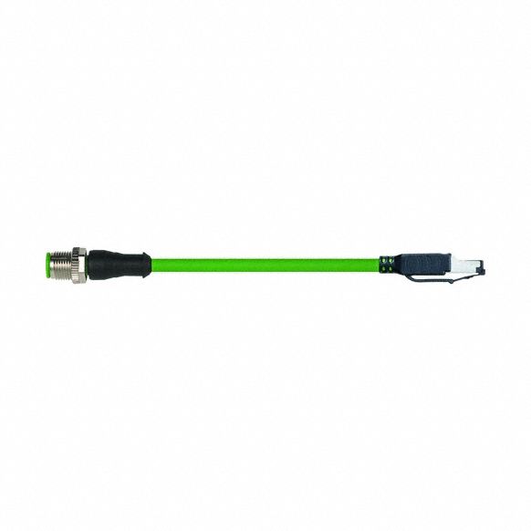 Cordset Green Cable Jacket 10 m L Cable