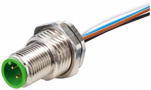 Cordset Rear-Mounting M12 0.34 sq mm 4A