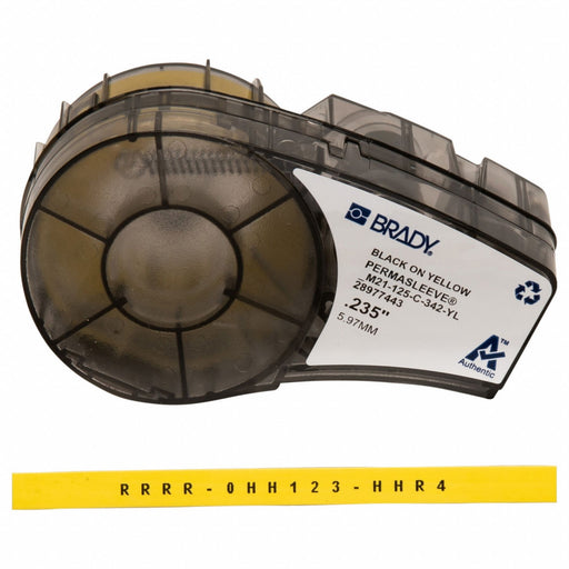 Sleeve Label Yellow Polyolefin