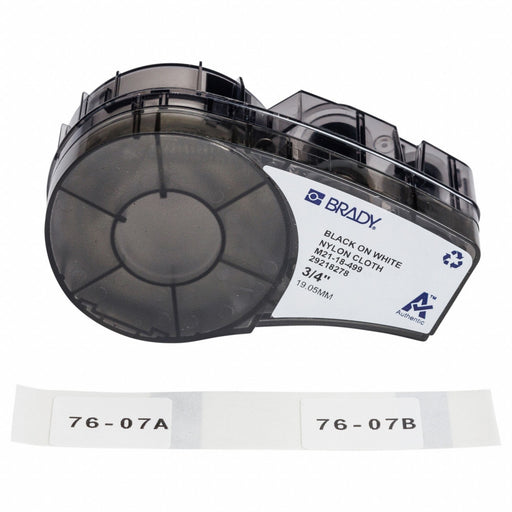 Label/RibbonCartridge White Matte 1inW