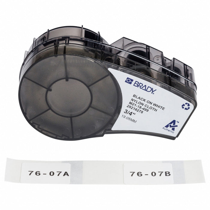 Label/RibbonCartridge White Matte 1inW