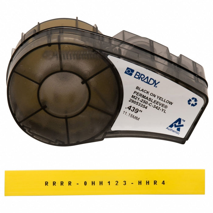 Sleeve Label Yellow Polyolefin