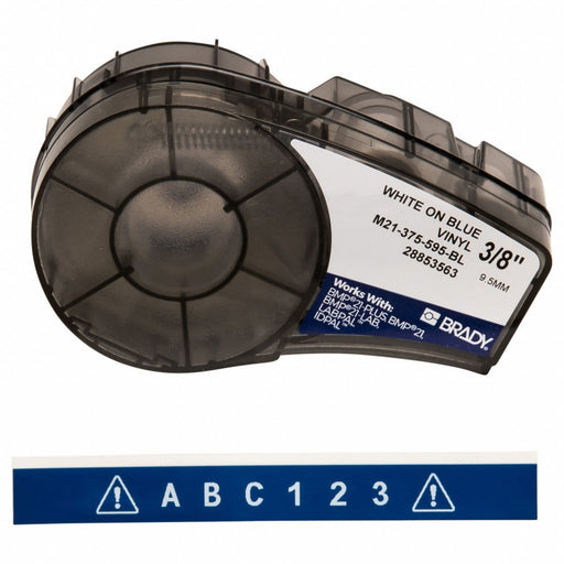 E7622 Label/RibbonCartridge Blue Gloss 3/8inW