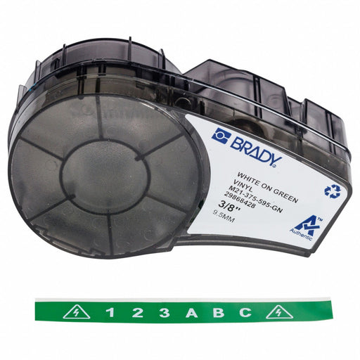 E7622 Label/RibbonCartridge Green Gloss 3/8inW