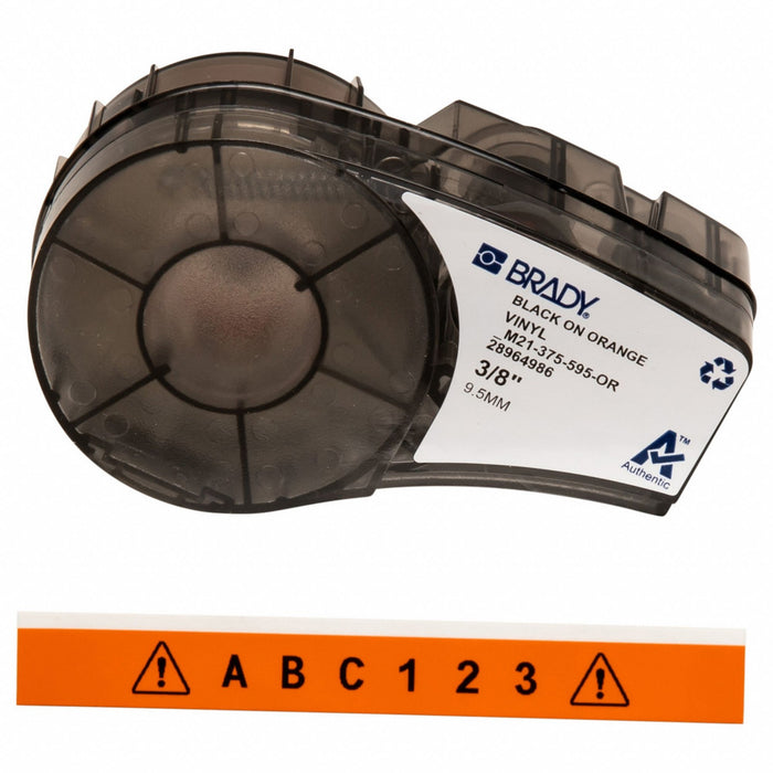 E7622 Label/RibbonCartridge Orange 3/8inW