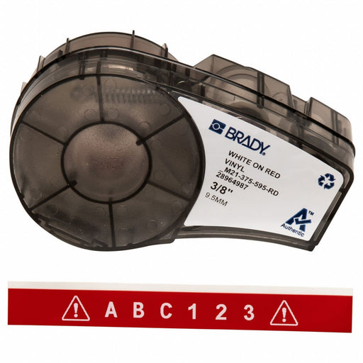 E7622 Label/RibbonCartridge Red Gloss 3/8inW
