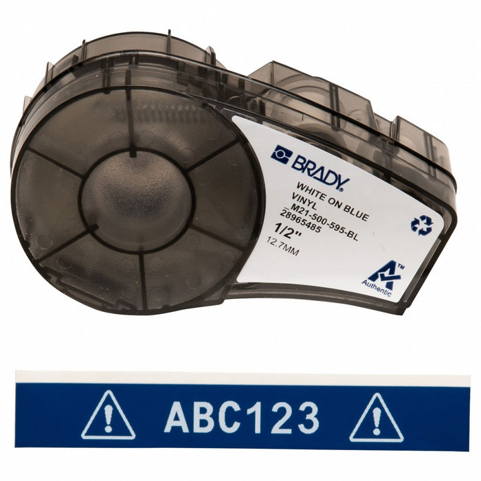 E7624 Label/RibbonCartridge Blue Gloss 1/2inW