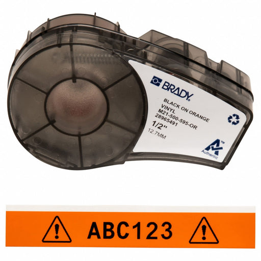 E7624 Label/RibbonCartridge Orange 1/2inW