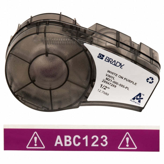 Label/RibbonCartridge Purple 1/2inW