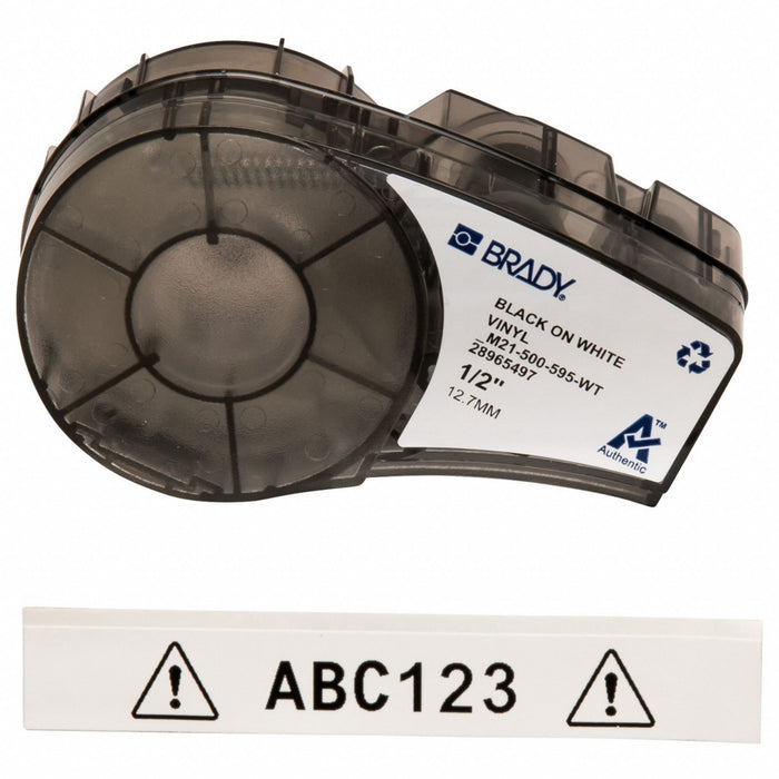 E7624 Label/RibbonCartridge White Gloss 1/2inW