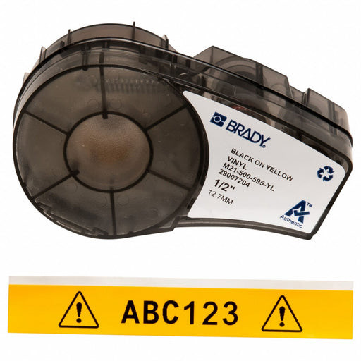 E7624 Label/RibbonCartridge Yellow 1/2inW