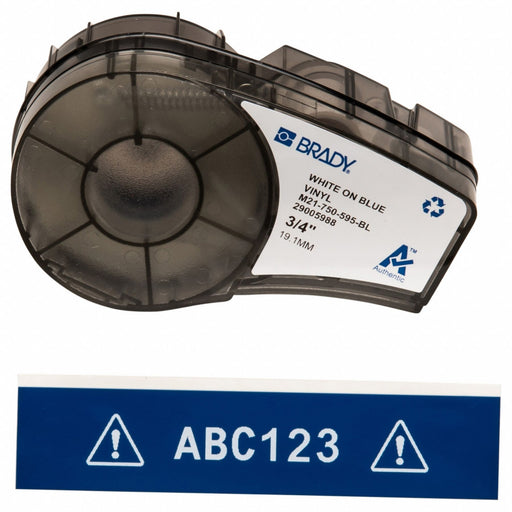 E7626 Label/RibbonCartridge Blue Gloss 3/4inW