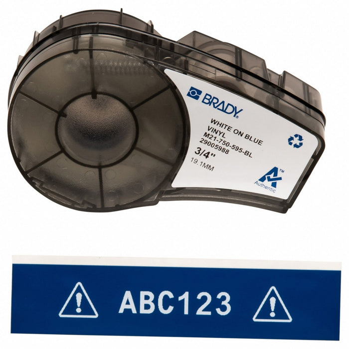 E7626 Label/RibbonCartridge Blue Gloss 3/4inW