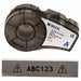 Label/RibbonCartridge Gray Gloss 3/4inW