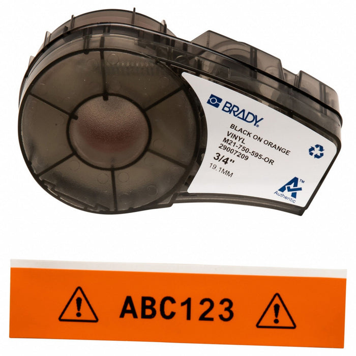 E7626 Label/RibbonCartridge Orange 3/4inW