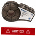 E7626 Label/RibbonCartridge Red Gloss 3/4inW