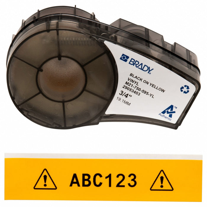 E7626 Label/RibbonCartridge Yellow 3/4inW