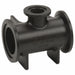 PP Tee 2 in Flange  Flange