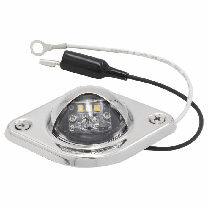 License Plate Light LED Clear Round