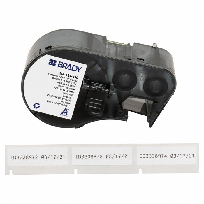Label/RibbonCartridge White Matte 1/2inW