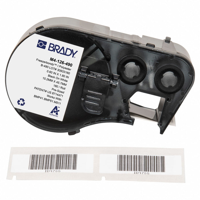 Label/RibbonCartridge White 1-51/64inW