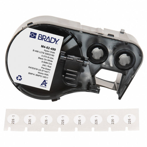 Label/RibbonCartridge White Matte 3/8inW