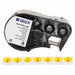 Label/RibbonCartridge Yellow 1/2inW