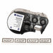 Label/RibbonCartridge Gray Matte 1/2inW